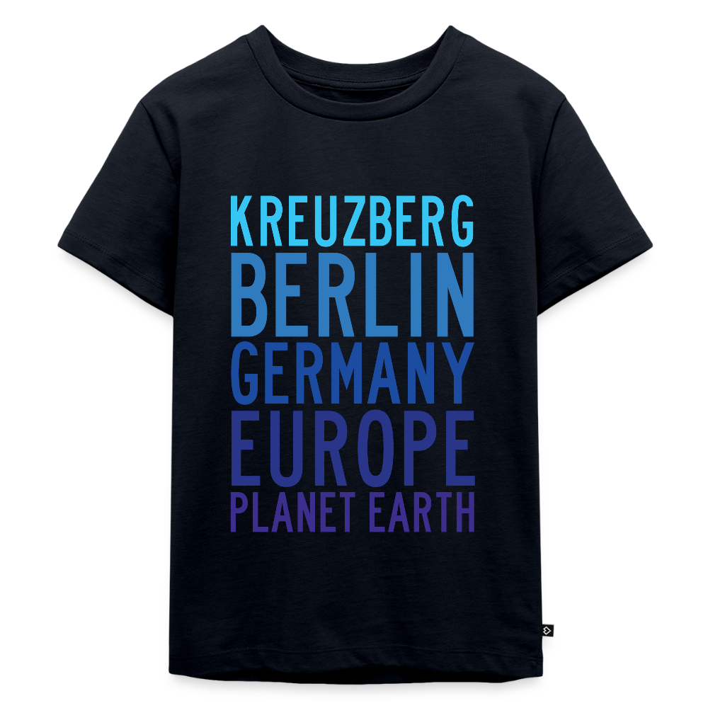 Kreuzberg - Planet Earth - Kinder Premium T-Shirt - Navy