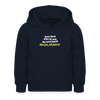 aba jut, uff jeht's! - Kinder Hoodie - Navy