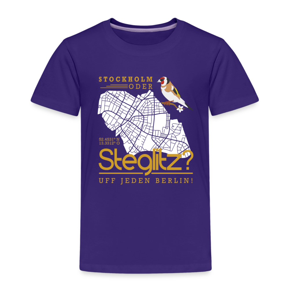 Stockholm oder Steglitz - Kinder Premium T-Shirt - Lila