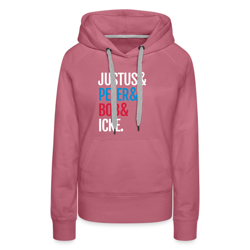 Justus & Peter & Bob & Icke - Frauen Premium Hoodie - Malve
