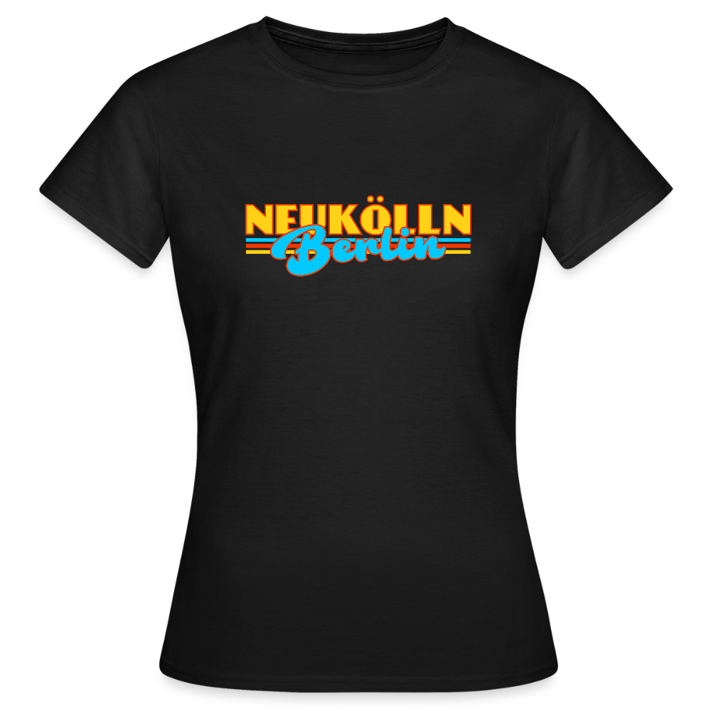 Neukölln Berlin Retro - Frauen Premium T-Shirt - Schwarz
