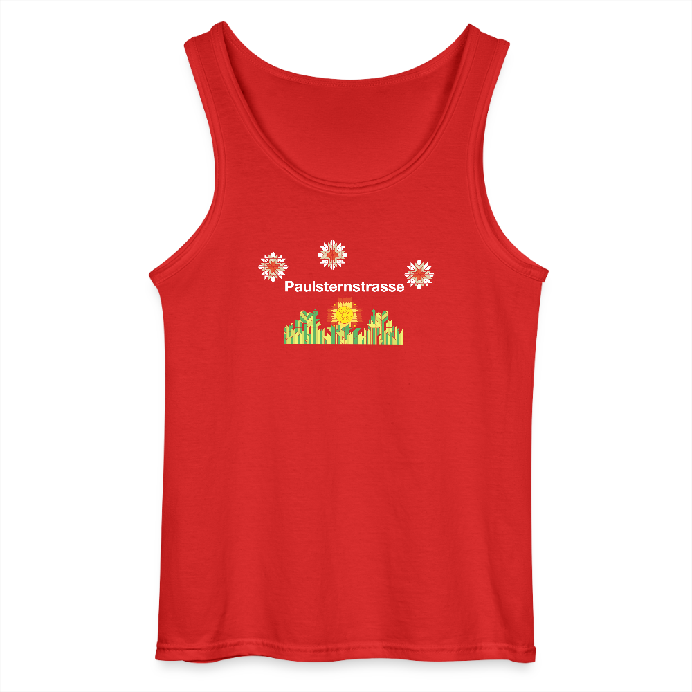 Paulsternstrasse - Männer Tank Top - Rot