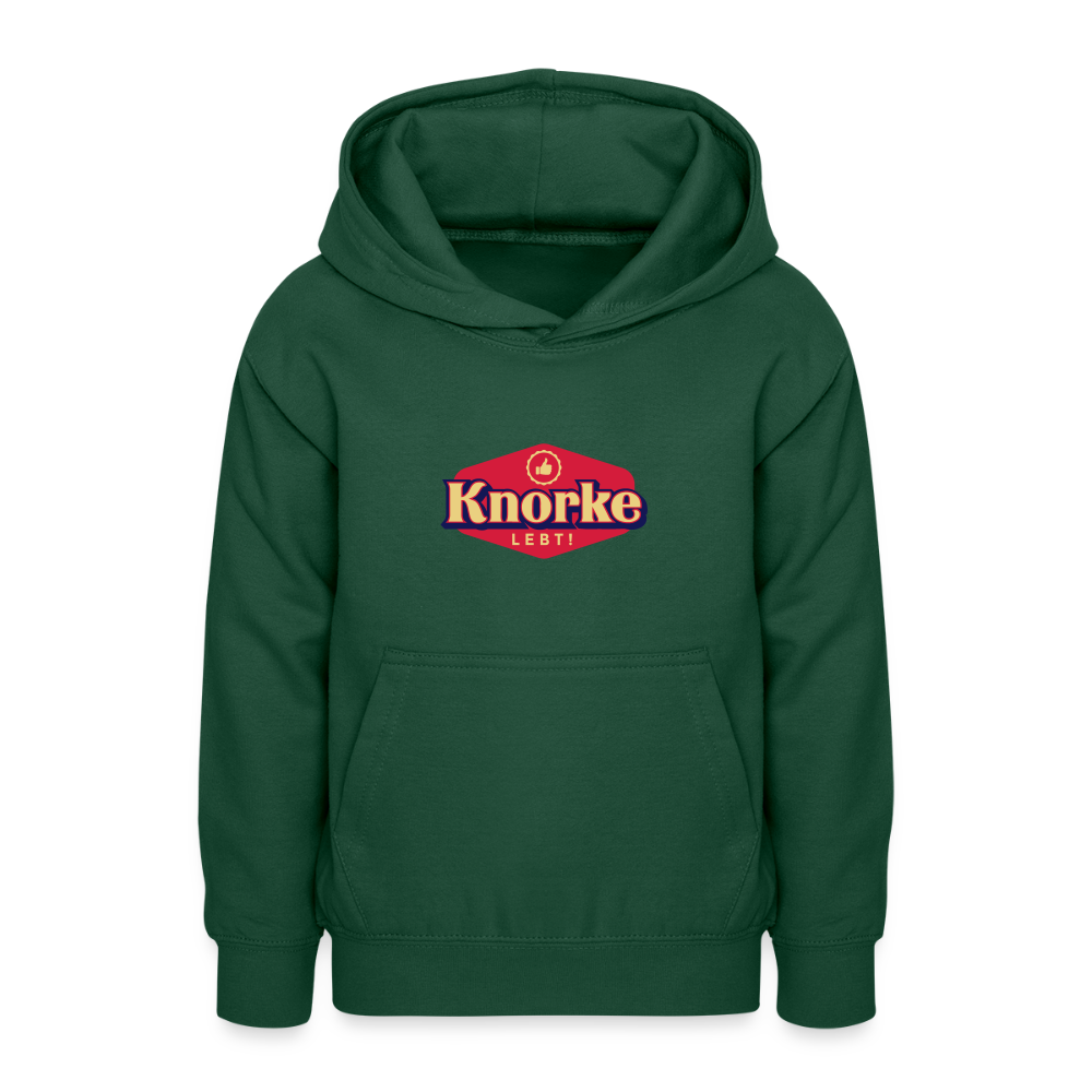 KNORKE lebt! - Teenager Hoodie - Flaschengrün
