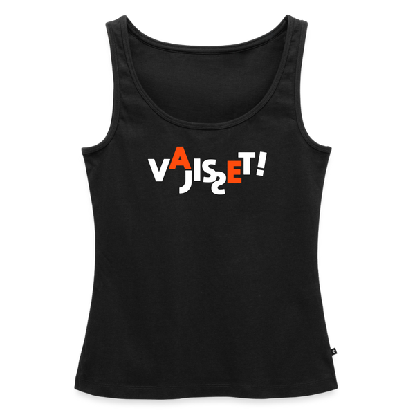 VAJISSET - Frauen Bio Tank Top - Schwarz