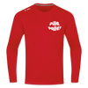 Pille Palle - Männer Sport Langarmshirt - Rot