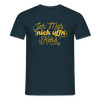 Jeh mah nich uffn Keks gelb - Männer Premium T-Shirt - Navy