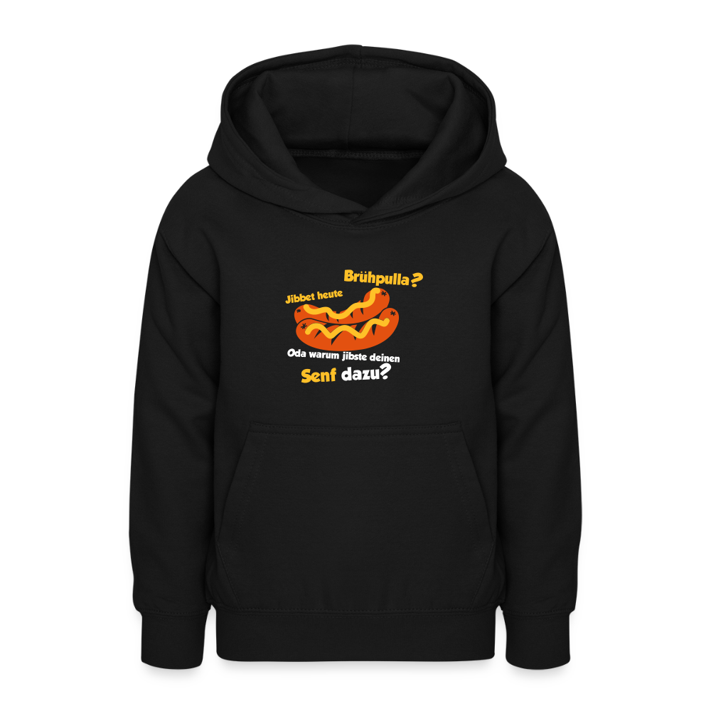 Jibbet Brühpulla - Teenager Hoodie - Schwarz