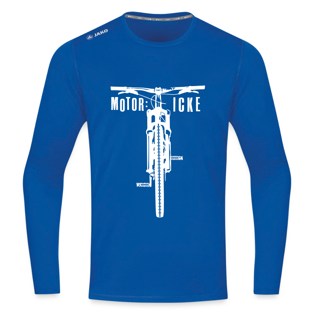 Motor icke - Männer Sport Langamshirt - Royalblau