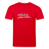 Echt jetzt? Nich du schon wieda... - Unisex Bio T-Shirt - Rot