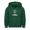 Funkturm im Fokus - Kinder Hoodie - Flaschengrün