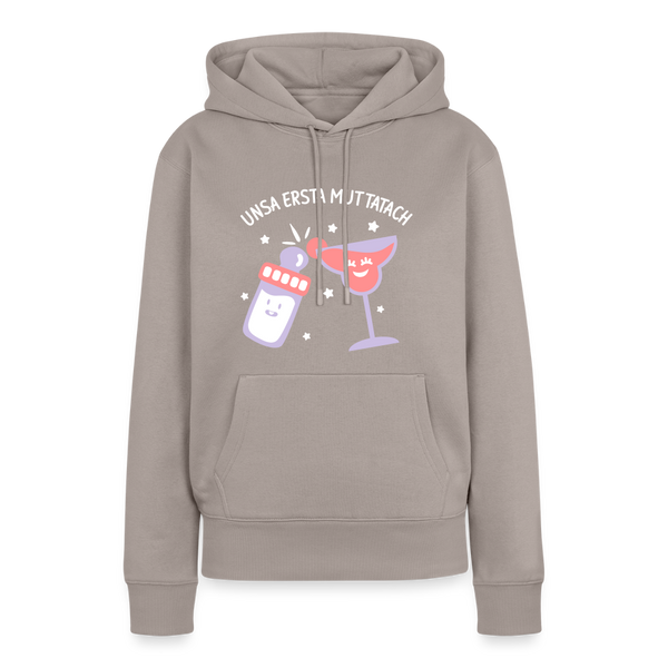 unsa ersta Muttatach - Frauen Premium Hoodie - Taupe