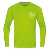 Tach X - Männer Sport Langamshirt - Neongrün