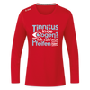 Tinnitus in de Oogen? Ick seh' nur Pfeifen hier! - Frauen Sport Langarmshirt - Rot