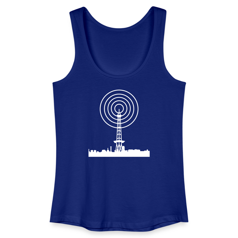 Funkturm im Fokus - Frauen Bio Tank Top - Königsblau