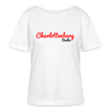 Charlottenburg Berlin - Relaxed Rundhals Frauen Bio-T-Shirt - Weiß