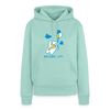 Der Bär fliegt - Frauen Premium Hoodie - Mint 