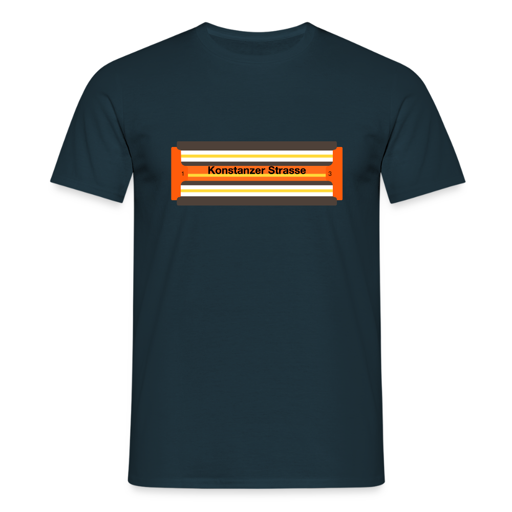 Konstanzer Strasse - Männer Premium T-Shirt - Navy