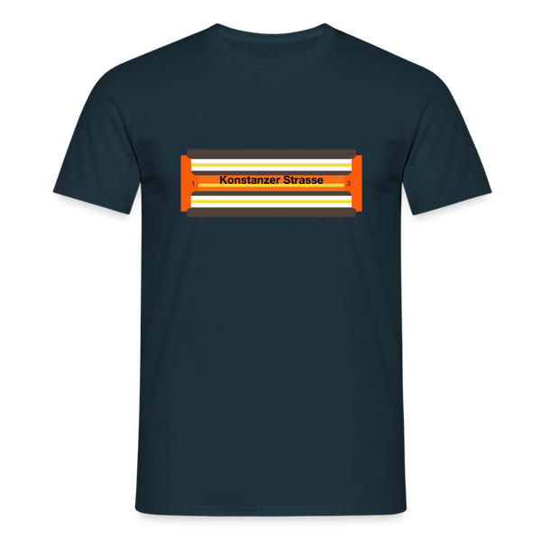 Konstanzer Strasse - Männer Premium T-Shirt - Navy