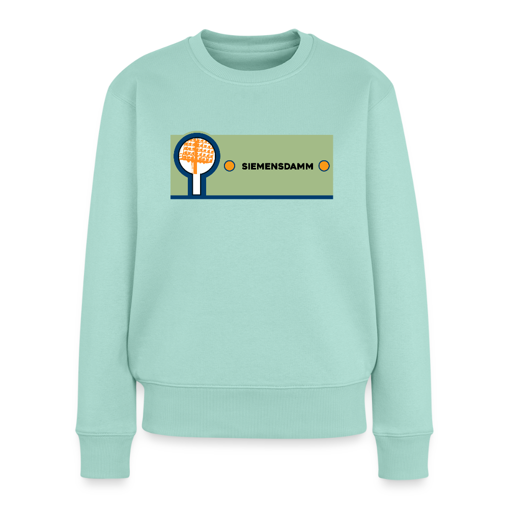 Siemensdamm - Frauen Premium Pullover - Mint 