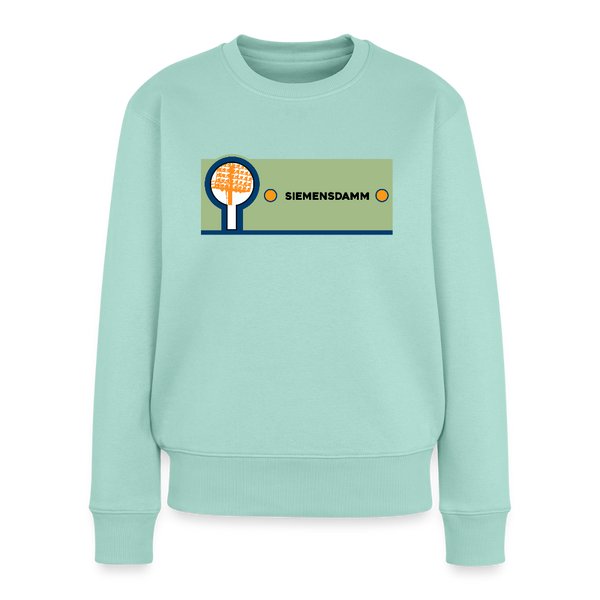 Siemensdamm - Frauen Premium Pullover - Mint 