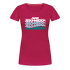 Janz Jeschmeidich - Frauen Premium T-Shirt - dunkles Pink