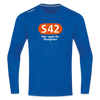 S42 - Männer Sport Langamshirt - Royalblau