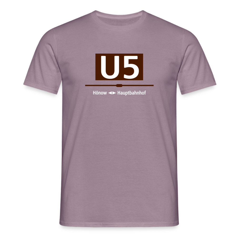 U5 - Männer Premium T-Shirt - Lilagrau