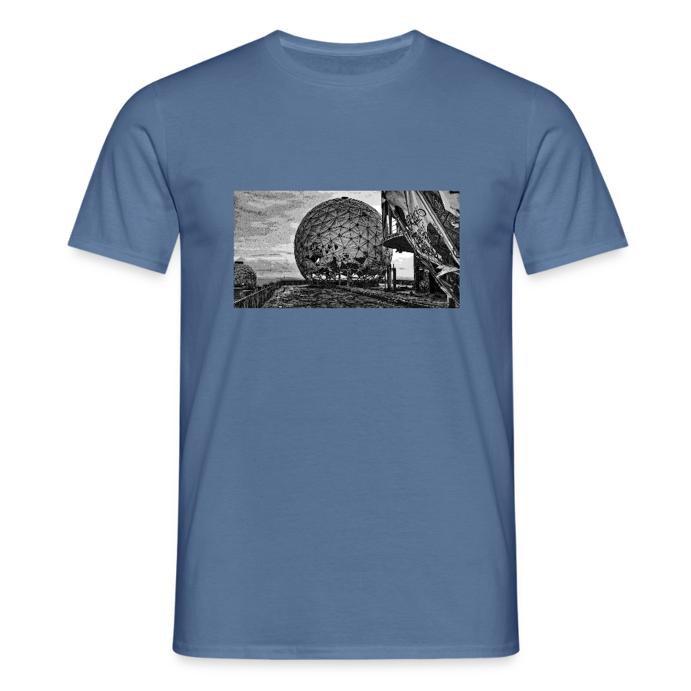 Teufelsberg im Bild - Männer Premium T-Shirt - Taubenblau