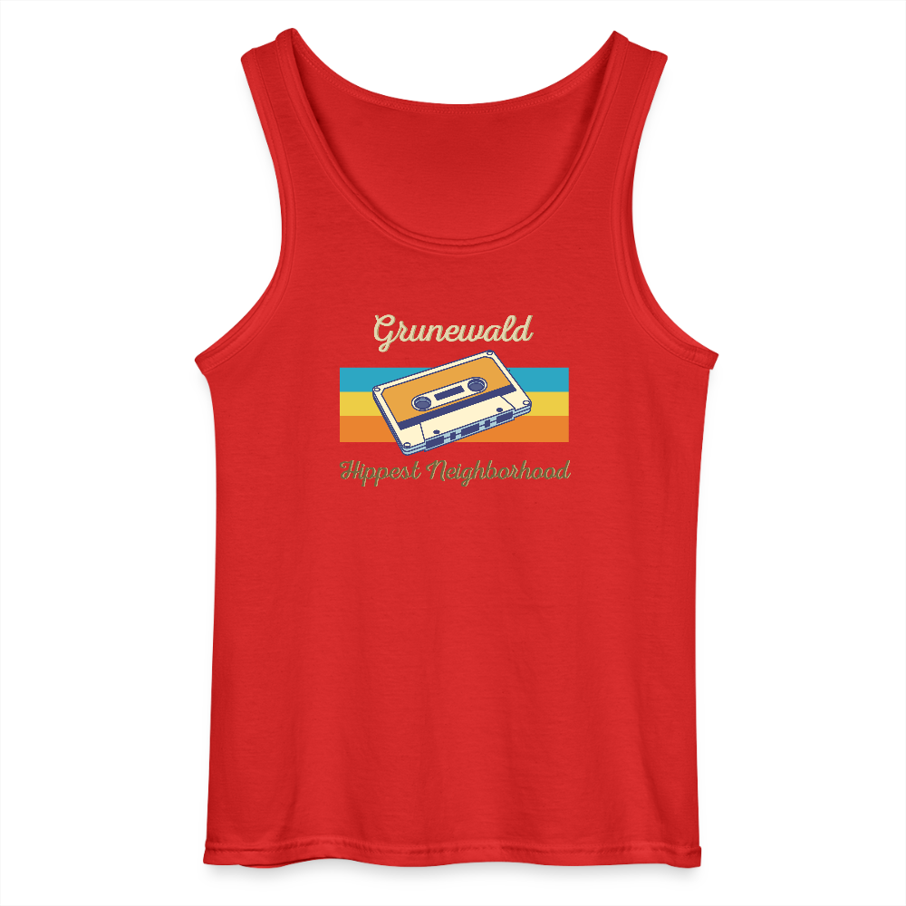 Grunewald Hippest Neighborhood - Männer Tank Top - Rot