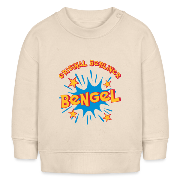Berliner Bengel - Baby Bio Pullover - Weißgrau