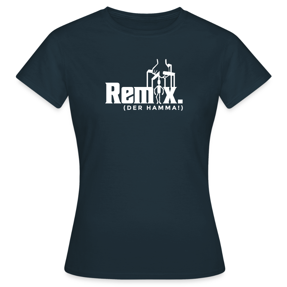 Remix. - Frauen Premium T-Shirt - Navy
