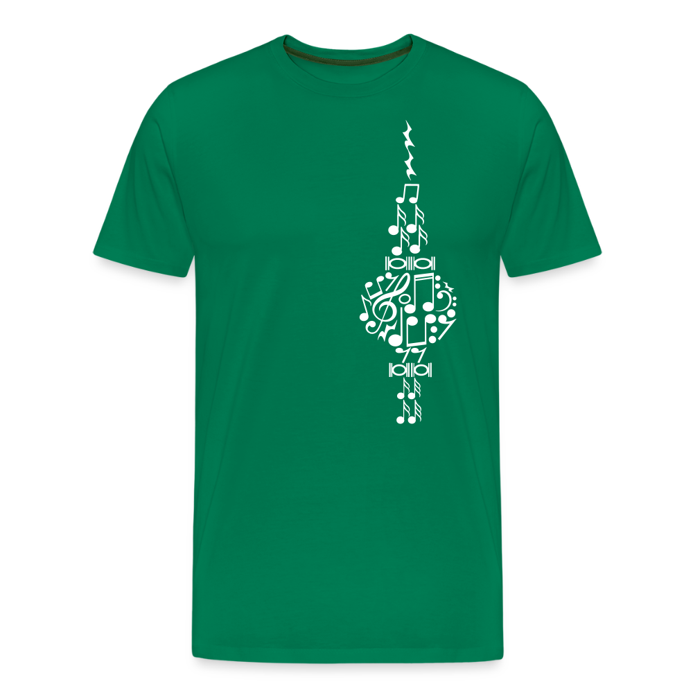 Fernsehturm der Noten - Männer Premium T-Shirt - Kelly Green