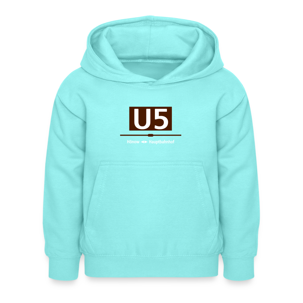 U5 - Kinder Hoodie - Pfefferminze