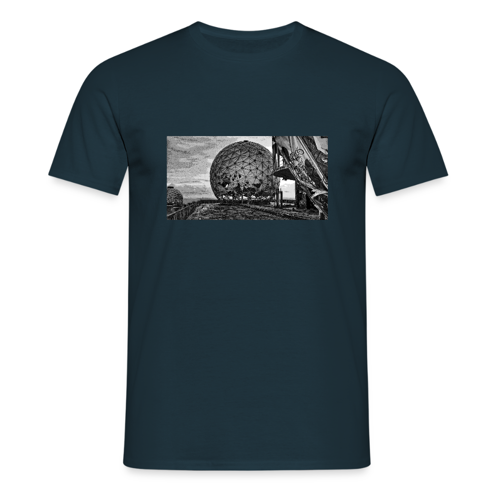 Teufelsberg im Bild - Männer Premium T-Shirt - Navy