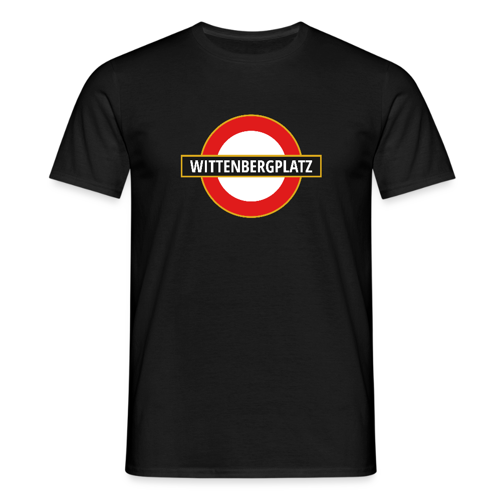 Wittenbergplatz - Männer Premium T-Shirt - Schwarz