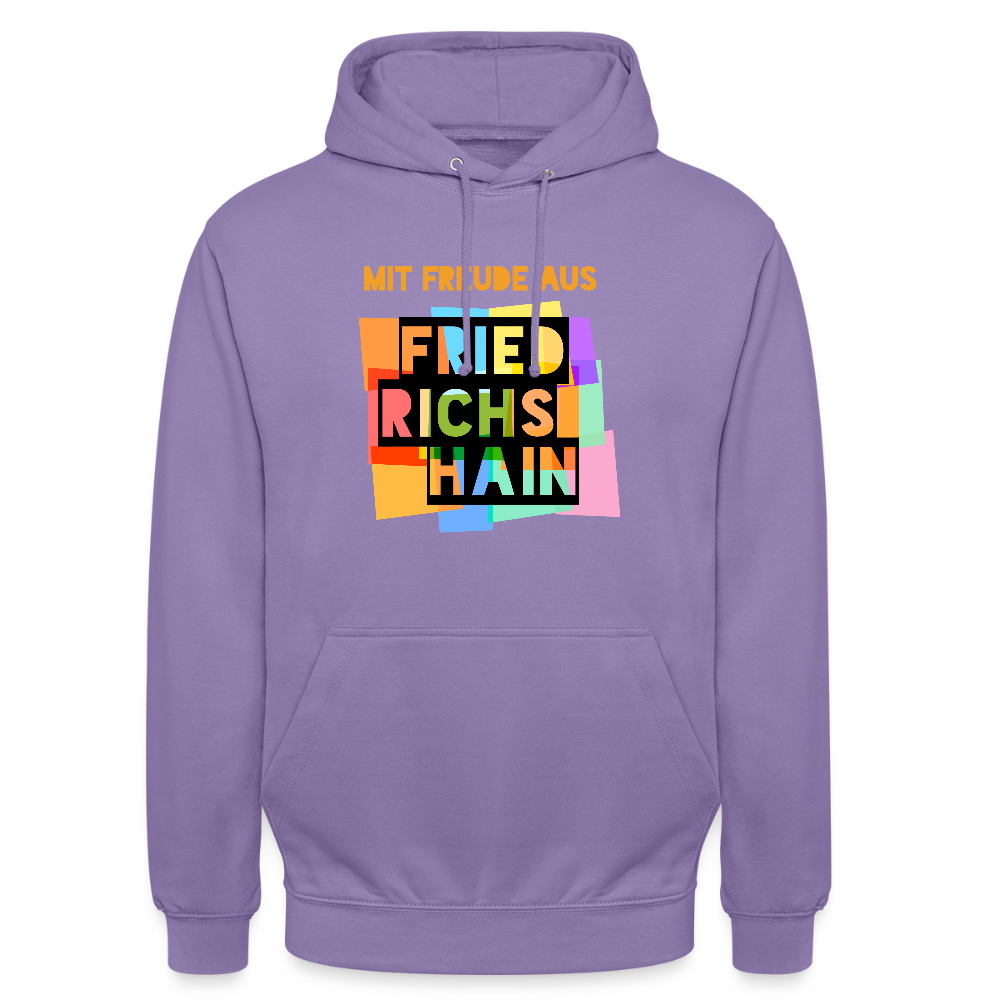 Freude aus Friedrichshain - Unisex Hoodie - Lavendel