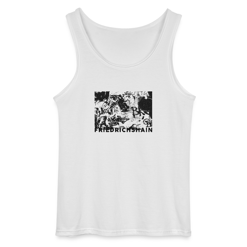Friedrichshain Graffiti - Männer Tank Top - Weiß