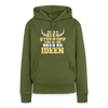 Ick bin keen Sturkopp - Frauen Premium Hoodie - Khaki
