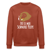 Dit is mir Schnurz Affe - Unisex Bio Sweatshirt - Terrakotta