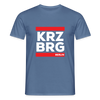 KRZBRG - Männer Premium T-Shirt - Taubenblau