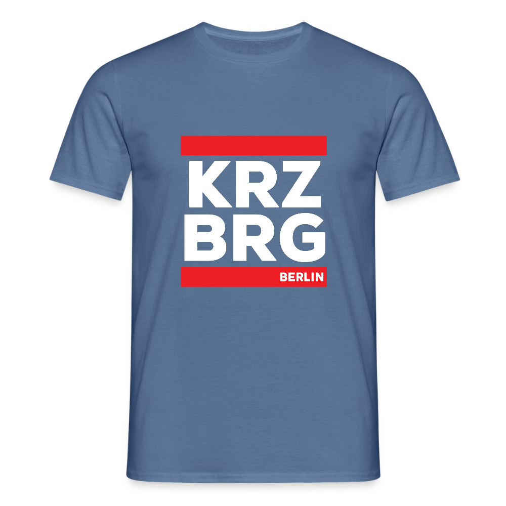 KRZBRG - Männer Premium T-Shirt - Taubenblau