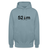 52 m Viktoria Park - Unisex Hoodie - Nebelblau