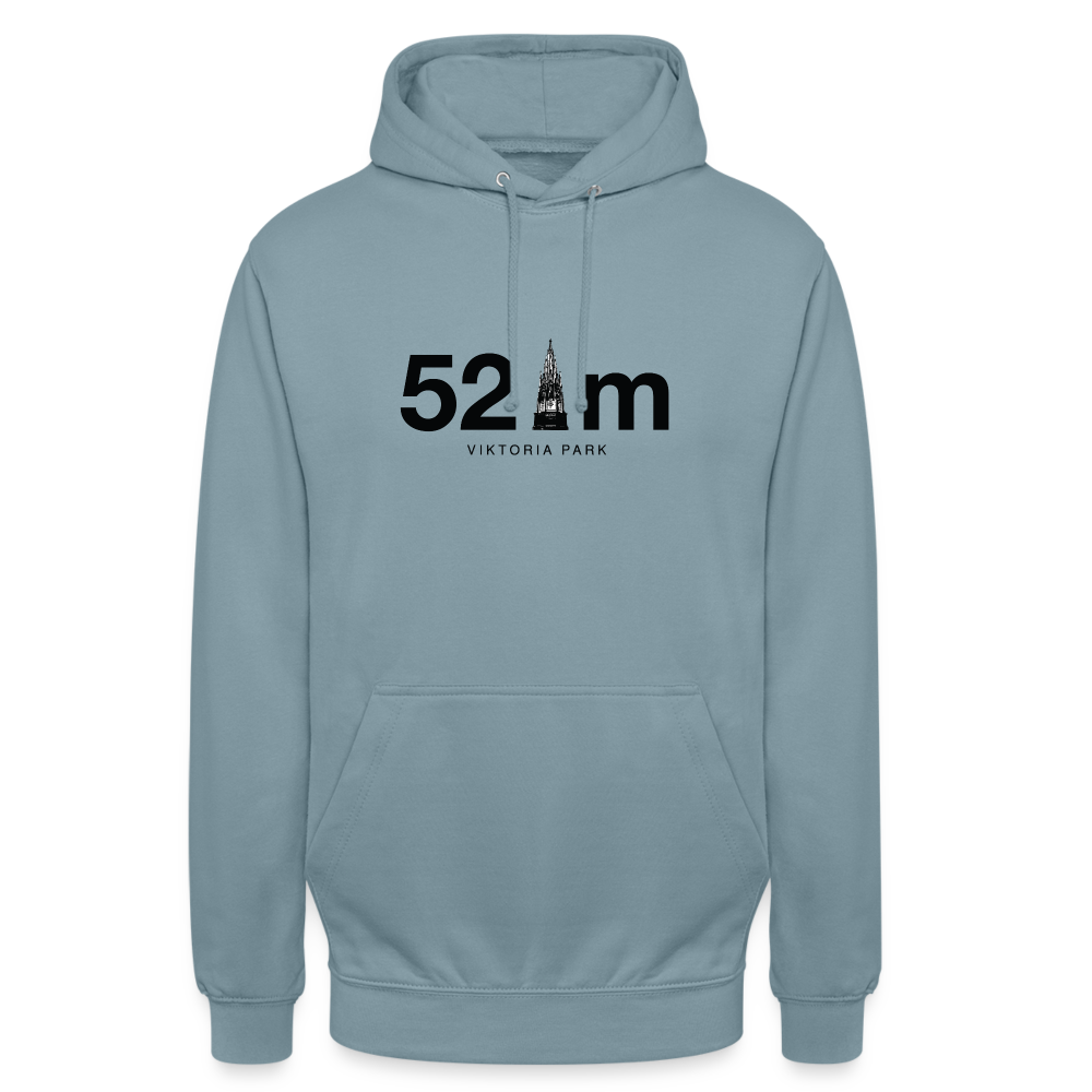 52 m Viktoria Park - Unisex Hoodie - Nebelblau
