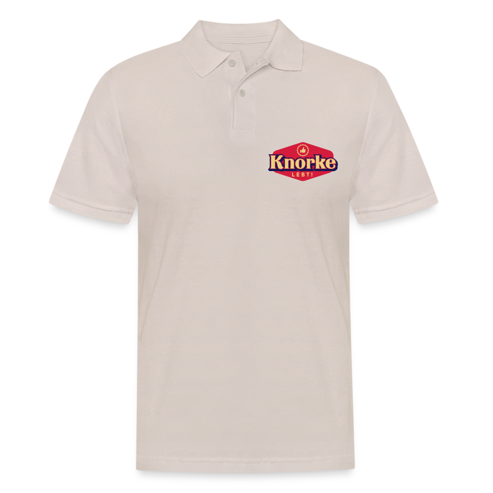 KNORKE lebt! - Männer Poloshirt - Beige