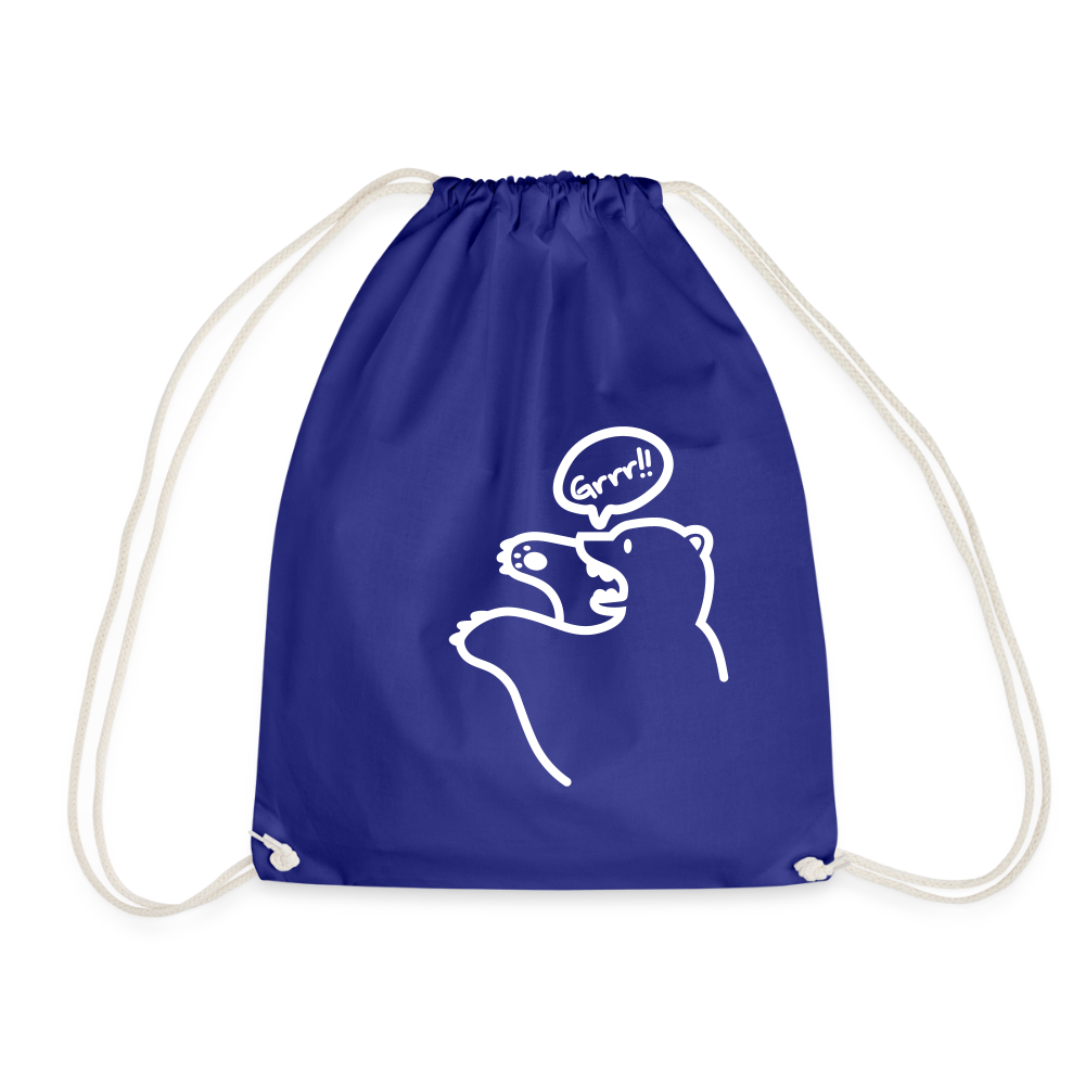 Böser Berliner Bär - Turnbeutel - Königsblau