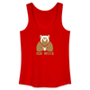 ick wees - Frauen Bio Tank Top - Rot