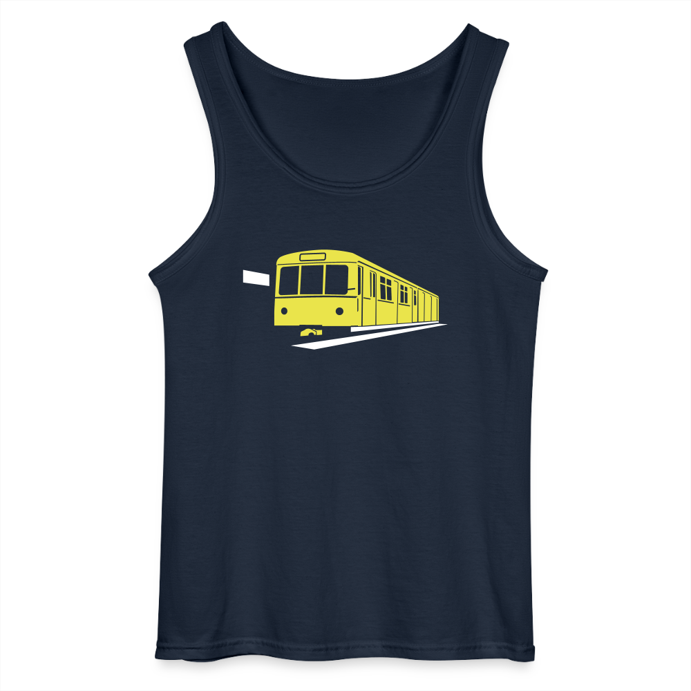 Die U-Bahn kommt - Männer Tank Top - Navy