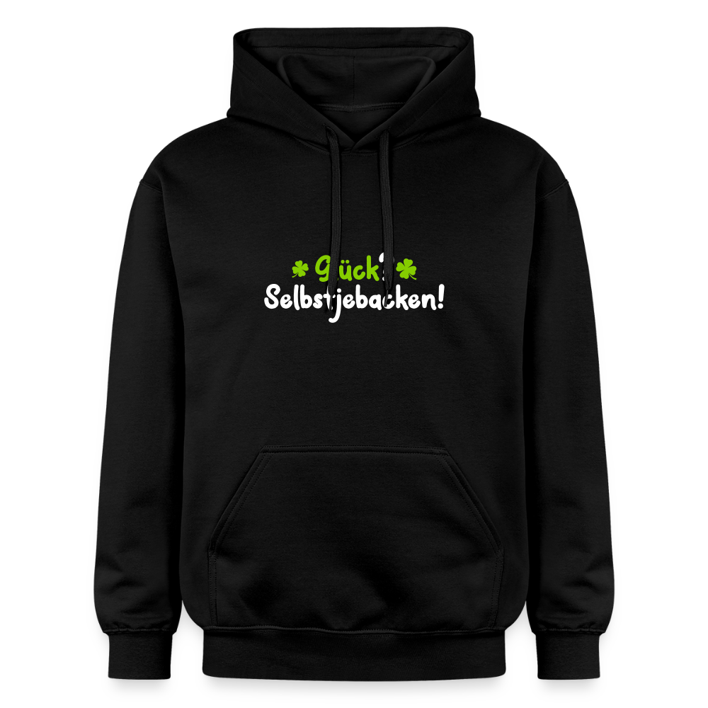 Glück? Selbstjebacken - Hoodie - Schwarz