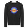 Gesundbrunnen Retro - Kinder Langarmshirt - Schwarz