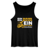 Ein Mann, Ein Biker, Ein Berliner - Männer Tank Top - Schwarz
